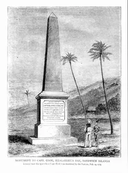 Denkmal für Kapitän James Cook (1728-79), Kealakekua Bay, Sandwich-Inseln